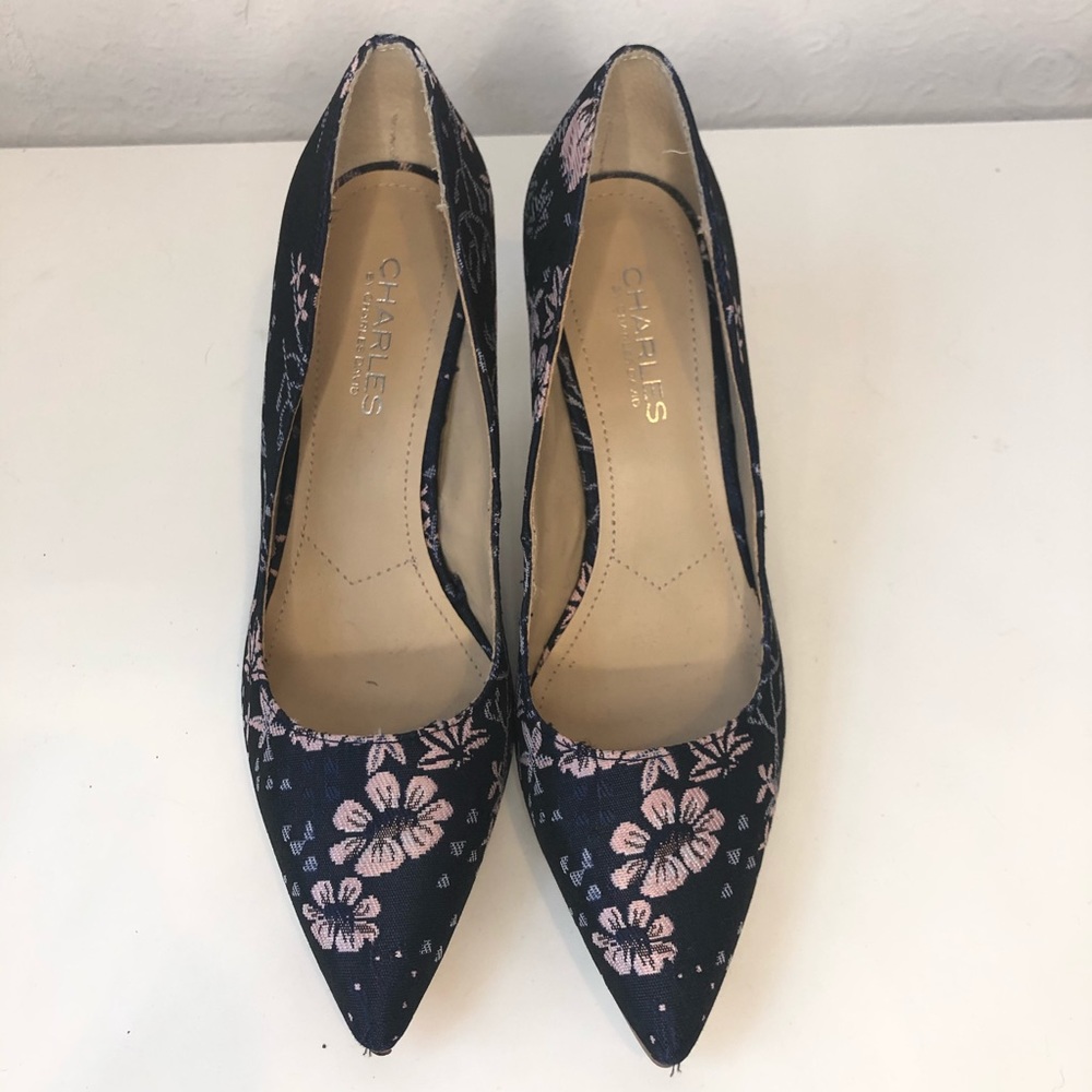 Charles by Charles David pointed toe kitten heel